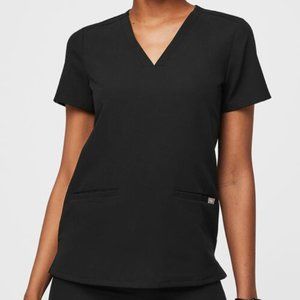 NWT Figs Casma Three-Pocket Scrub Top, XL, Black